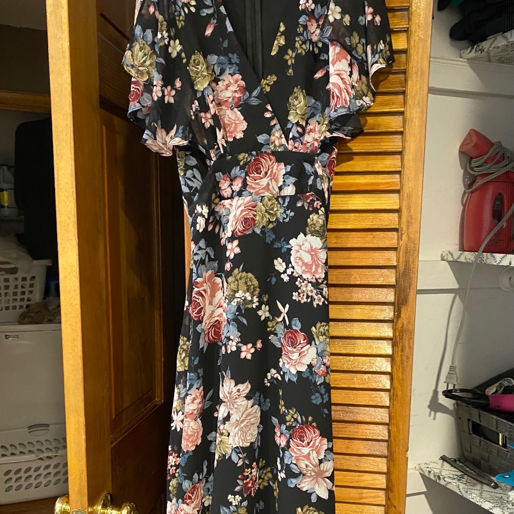 Lulus flower dress extra small